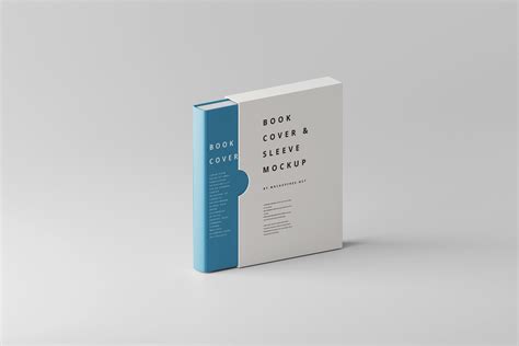 Book Cover Amp Sleeve Mockup Mockup Free