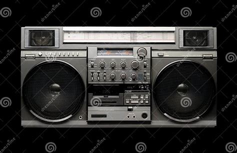 Boombox From 1980S Stock Image Image Of Legend Background 12207695