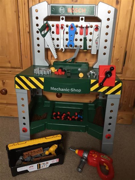 Bosch Toy Tool Workbench for Little Builders - Military and Veteran