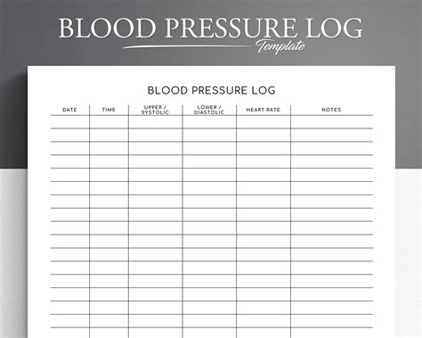 5 Simple Ways to Create a BP Log Printable