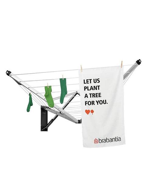 Brabantia Wallfix Clothes Airer With Cover Very Co Uk