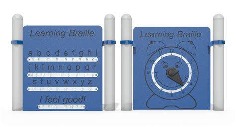 Braille And Clock Panel Learn Braille Numbers And Letters Dual