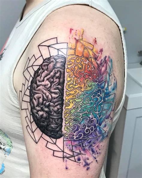 7 Unique Brain Tattoo Design Ideas