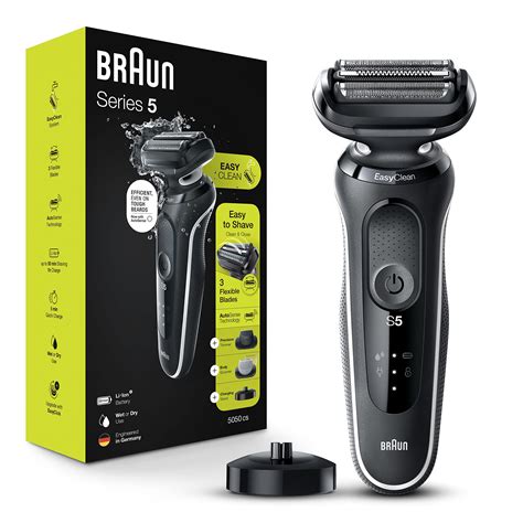 Braun Electric Razor For Men Waterproof Foil Shaver Series 5