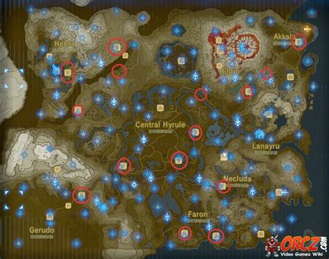 Breath Of The Wild Stables Map Orcz Com The Video Games Wiki