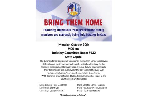 Bring Them Home Atlanta Jewish Connector