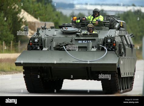 British Army Challenger Armoured Repair And Recovery Vehicle Crarrv