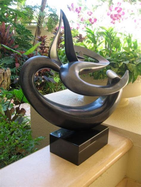 Bronze Minimalist Abstract Sculpture By Artist Will Herrera Titled