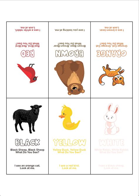 Brown Bear Brown Bear Free Printable Mini Book Free Printable Templates