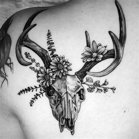 Buck Skull Tattoos Designs Meaning and Ideas