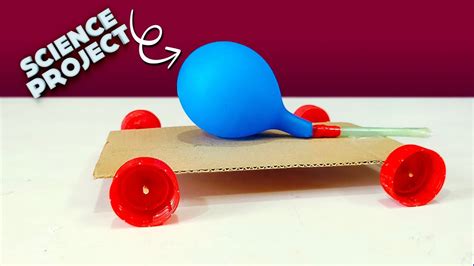 Build A Balloon Car And Race To The Finish Science Fair Project