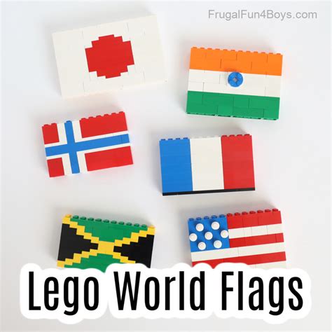 Build World Flags With Lego Bricks Frugal Fun For Boys And Girls