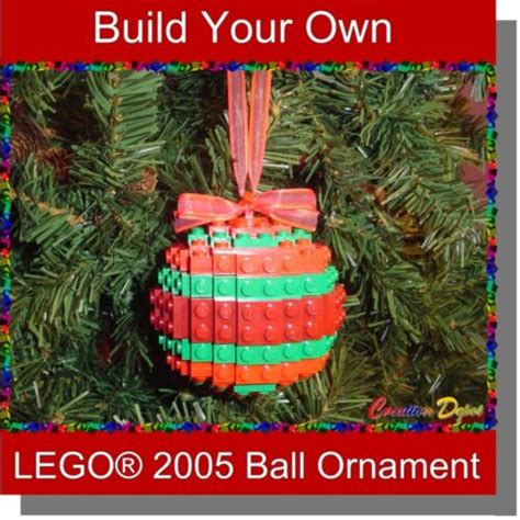 Build Your Own Lego Christmas Ball Holiday Tree Ornament Choose