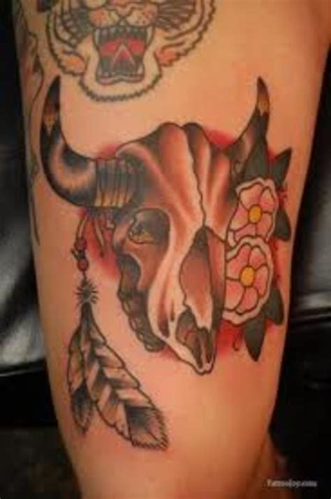 Bull Skull Tattoo Designs And Meanings Tatring