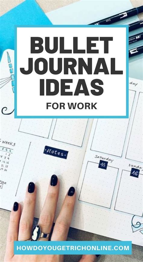 Bullet Journal For Work Business Professionals Boost Productivity