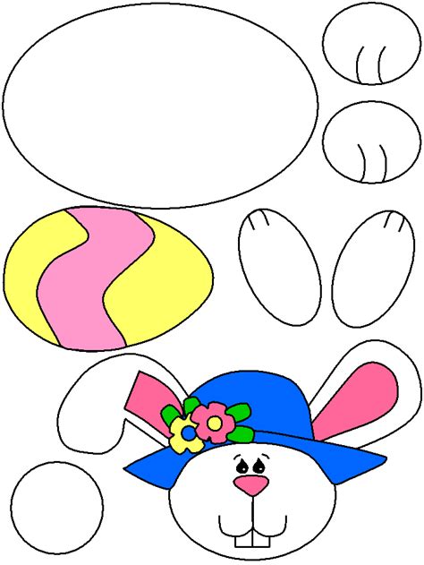 Bunny Cut Outs Clipart Best