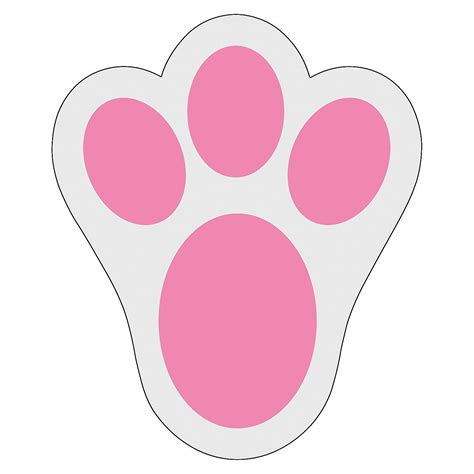 Cute Bunny Paws Printable Templates