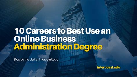 7 High-Paying Careers with a Business Administration Degree