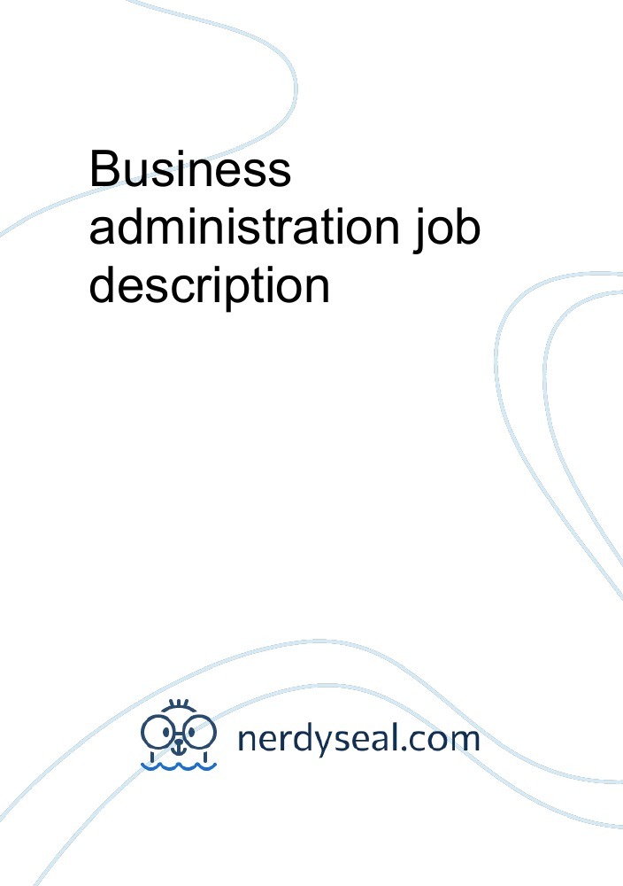 Business Administration Jobs: Roles and Responsibilities