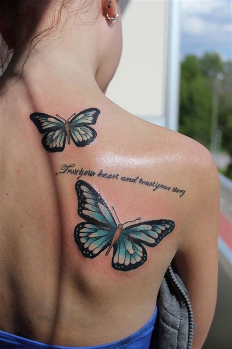 10 Beautiful Butterfly Back Tattoo Designs to Inspire