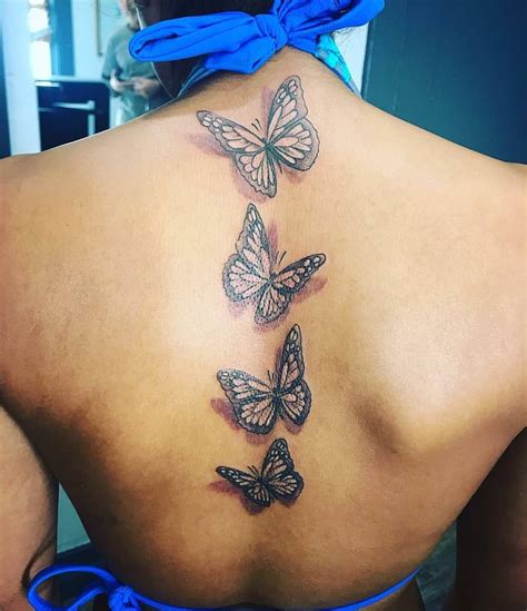 Butterfly Back Tattoos Designs