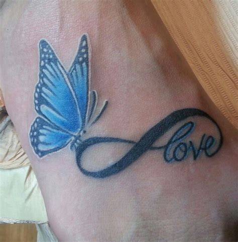 Butterfly Infinity Symbol Tattoo From Club Tattoo In Las Vegas