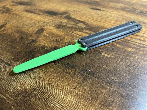 Butterfly Knife Trainer 3D Printed Etsy