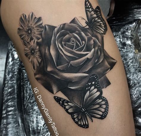 10 Stunning Butterfly Rose Tattoo Designs to Inspire