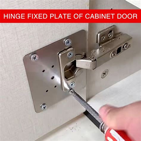 Buy 12 Pack Hinge Repair Kit Cabinet Hinge Repair Plate Stainless Steel Door Hinge Repair Kit