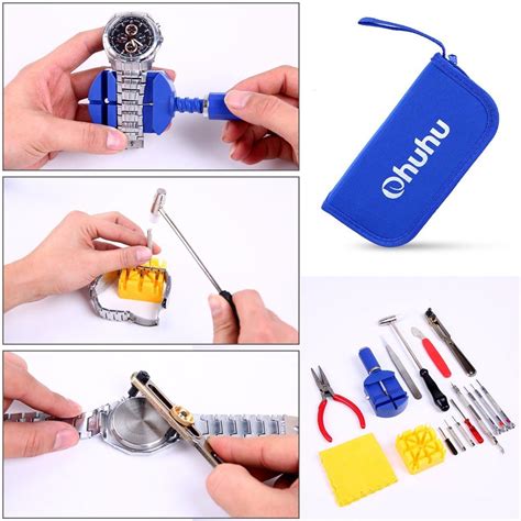 Buy 17 Piece Blue Home Repair Kit Watch Watch Change Chain Tool Remove