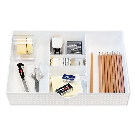 Buy Amtido Desk Drawer Organiser Tray For Office Stationary Supplies Amp Accessories Draw Tidy