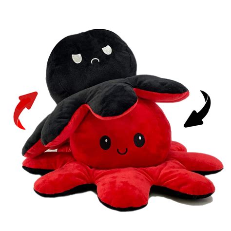 Buy Giant Reversible Octopus Plush Large Happy And Sad Moody Octopus