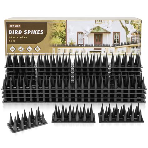 Buy Grovind 19 Ft Pigeon Spikes Plastic Bird Spikes Deterrent Birds Crow Cat And Raccoon