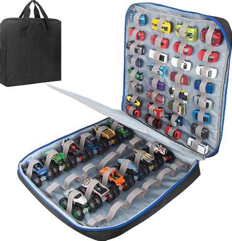 Buy Kislane 56 Toy Cars Carrying Case For 1 64 Scale Hot Wheels Cars And Monster Jam Trucks