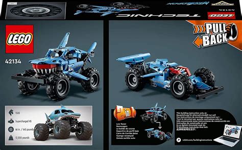 Buy Legotechnic Monster Jam Megalodon 42134 Model Building Kit A 2 In 1 Build For Kids Who Love