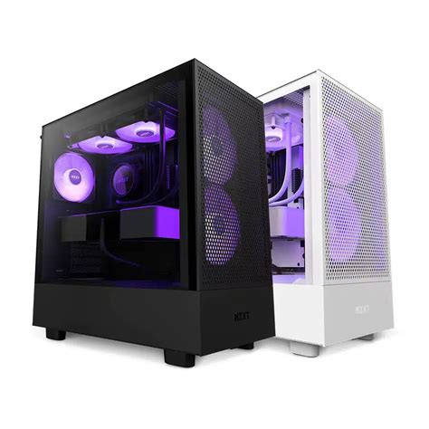 Buy Nzxt H5 Flow Compact Mid Tower Airflow Alloy Steel Computer Case