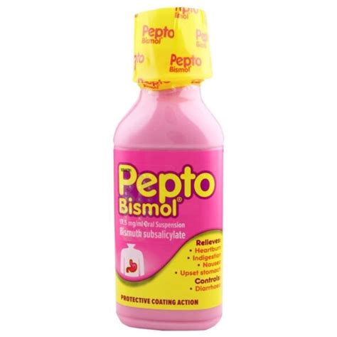 Buy Pepto Bismol Upset Stomach Relief Liquid 240Ml Dock Pharmacy