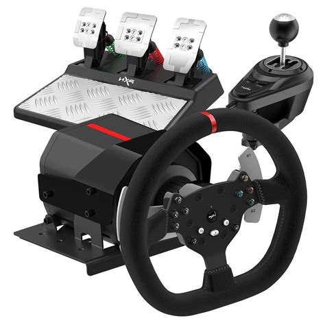 Buy Pxn V10 Gaming Steering Wheel With Pedals And Shifter Force Feedback Racing Wheel 270