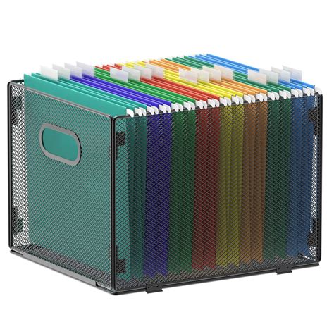 Buy Samstar Hanging File Folder Box Mesh File Organiser Box Crate Folder Holder A4 Size Online