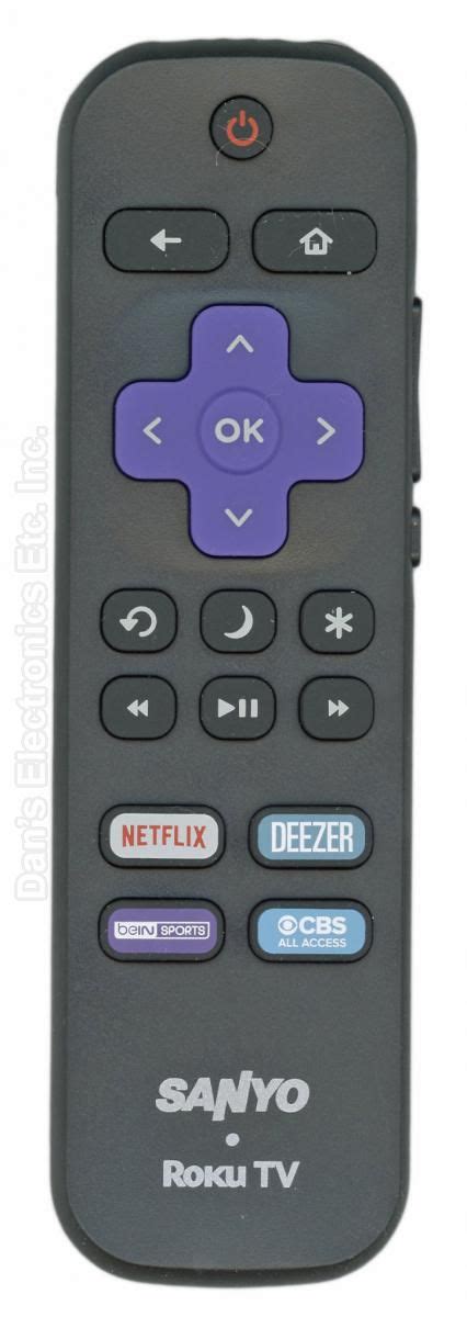 Buy Sanyo Urmt21cnd008 Roku Urmt21cnd008 Tv Tv Remote Control