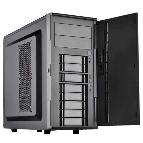 Buy Silverstone Technology Sst Cs380b Usa Diy Atx Nas Server Storage Computer Case With 8 Front