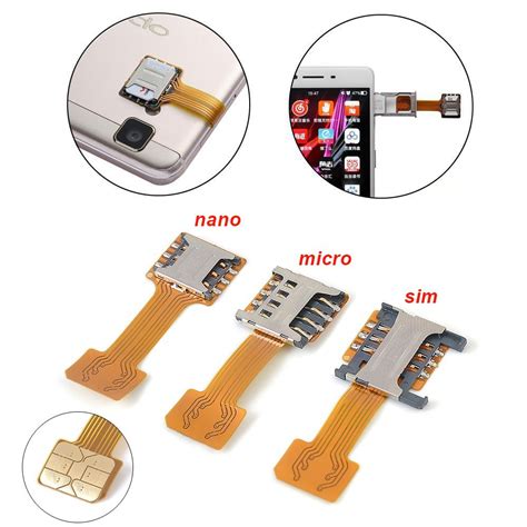 Buy Tf Hybrid Sim Slot Dual Sim Card Adapter Micro Sd Extender For