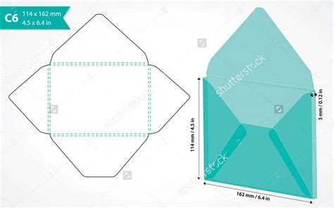 C6 Envelope Templates Word Excel Fomats