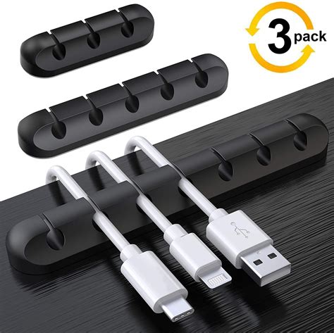 Cable Clips Self Adhesive Cable Organizer Cord Holder Temu