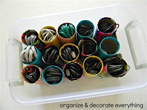 Cable Cord Storage Ideas Organization Tips