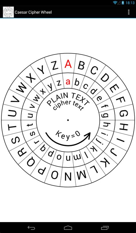 Caesar Cipher Wheel App On Amazon Appstore