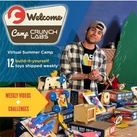 Camp Crunchlabs Weekly Build Box Subscription By Mark Rober 12 Weeks