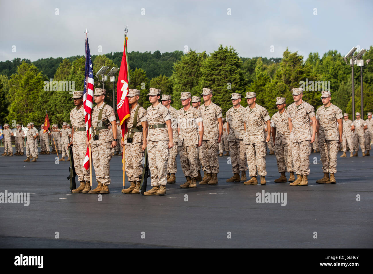 Candidates With Alpha Charlie Delta Company Officer Candidate School