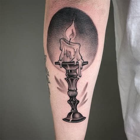 Candle Tattoo Ideas That Will Remind You Of The Eternal Presence