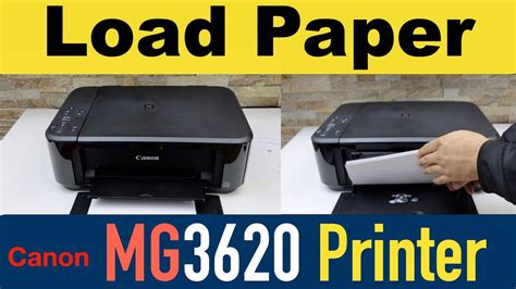 Canon Mg3620 Load Paper Tray Youtube